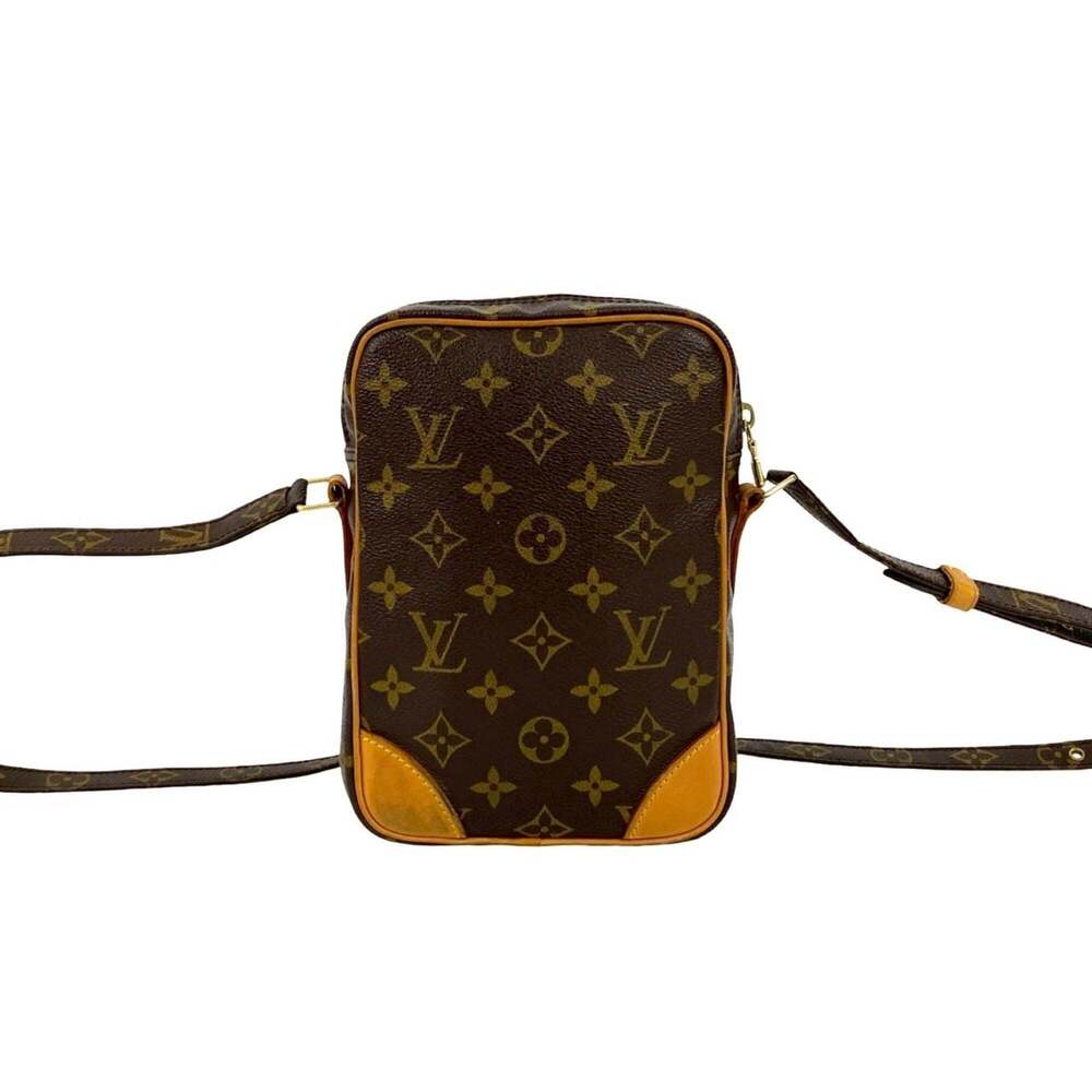 LOUIS VUITTON Brown Monogram Leather Pochette Shoulder Bag - Picture 3 of 10